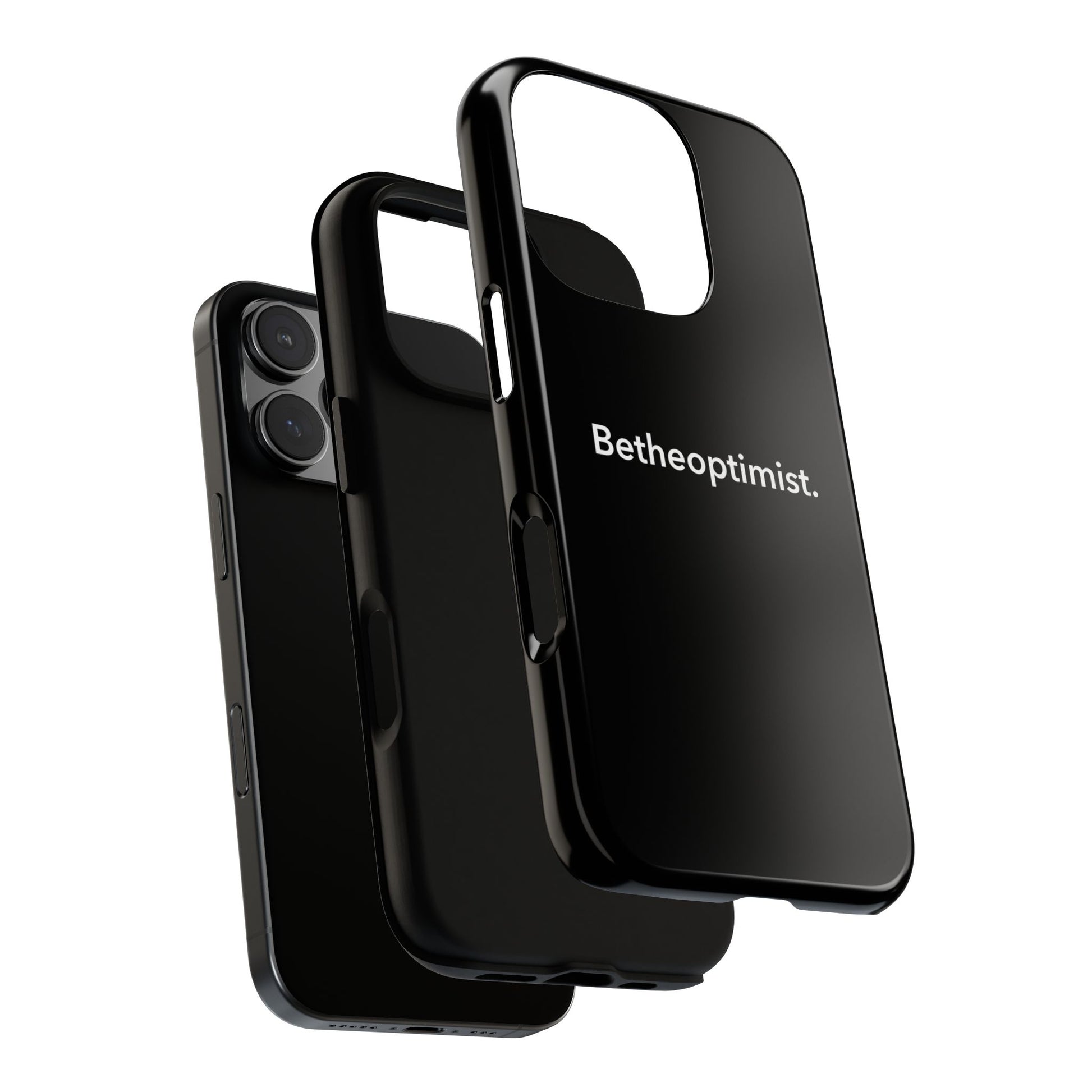 Betheoptimist Black Phone Case