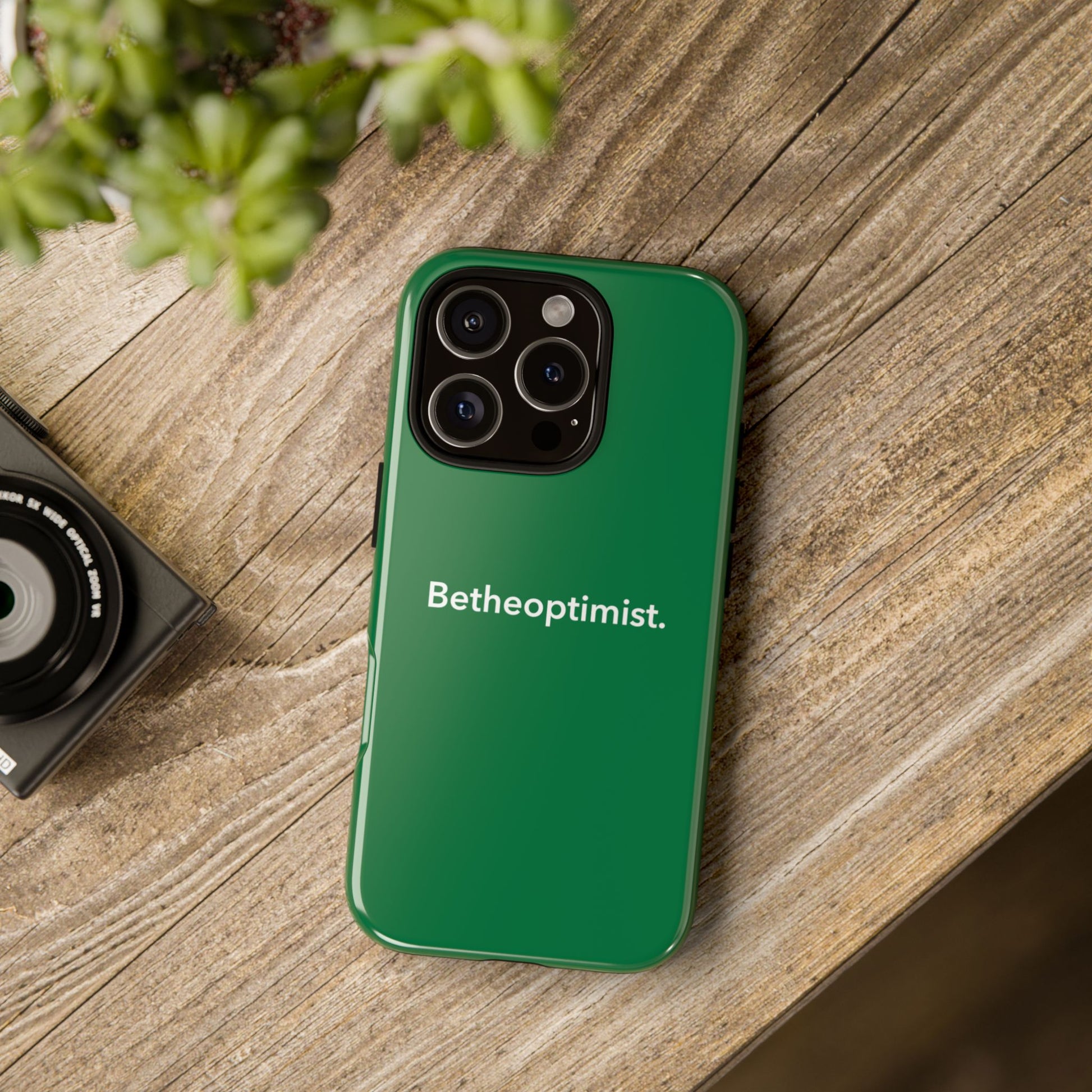 Betheoptimist Green Phone Case